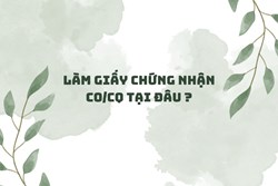 Làm giấy chứng nhận CO/CQ tại đâu ?
