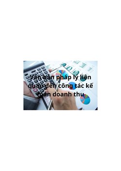 Các văn bản pháp lý liên quan đến công tác kế toán doanh thu ?