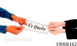 Uỷ quyền rút tiền ?