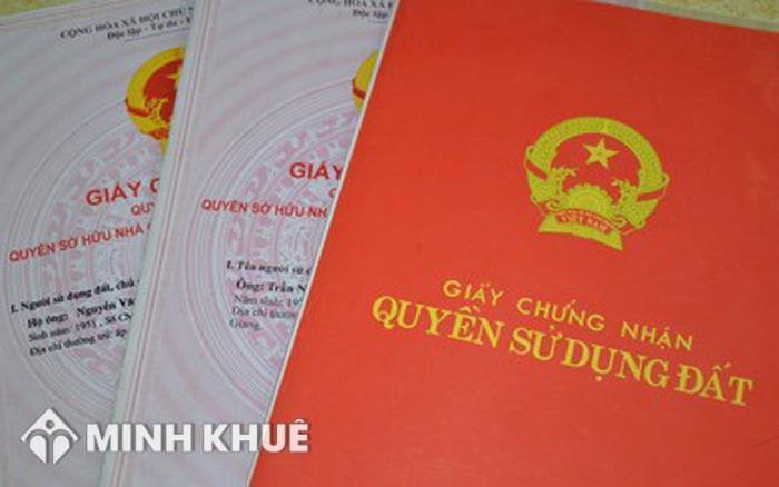 Các thông tin trên giấy chứng nhận quyền sử dụng đất