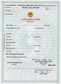 Cấp lại giấy khai sinh mất giấy khai sinh gốc ?