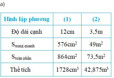 Toán lớp 5 trang 169 : Luyện tập