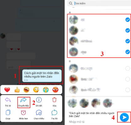 Cách gửi tin nhắn hàng loạt trên Zalo siêu nhanh chóng