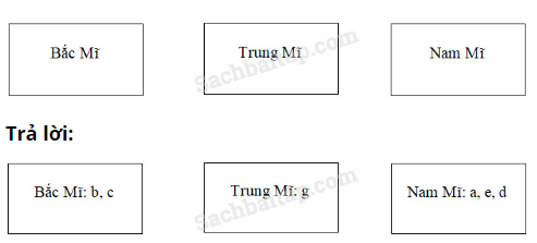 Giải Vở bài tập Địa lý lớp 5 bài 25: Châu Mĩ