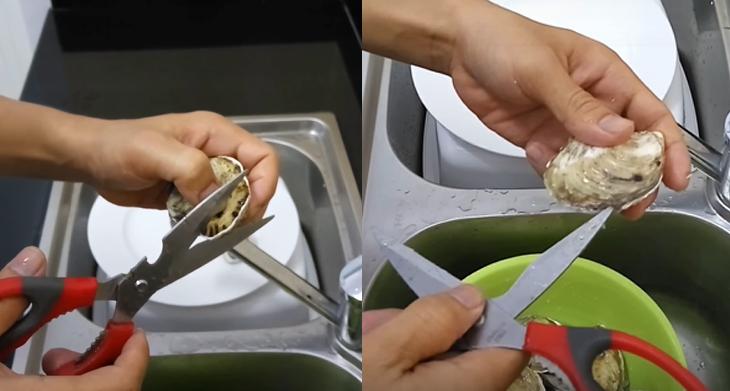 Cách làm sạch và tách vỏ hàu bằng tay đơn giản nhanh chóng