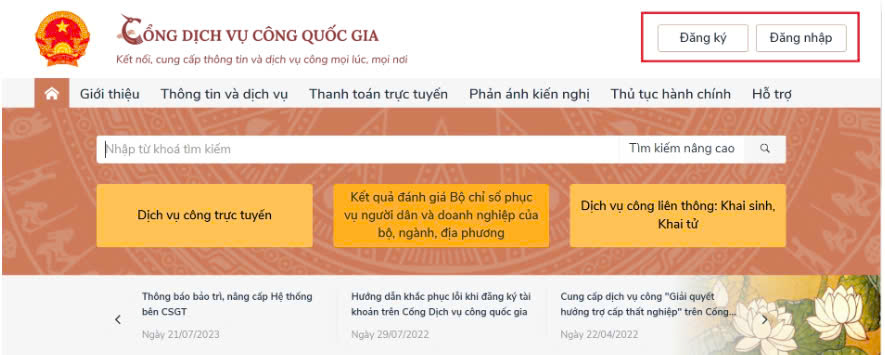 Đăng ký trích lục khai sinh trực tuyến làm như thế nào?