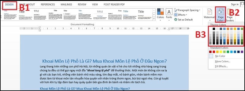 Cách thay đổi hình nền, background trong Word đơn giản, nhanh nhất