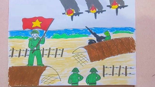 Mẫu Vẽ Tranh Chiến Thắng Điện Biên Phủ Đẹp Nhất Năm 2024
