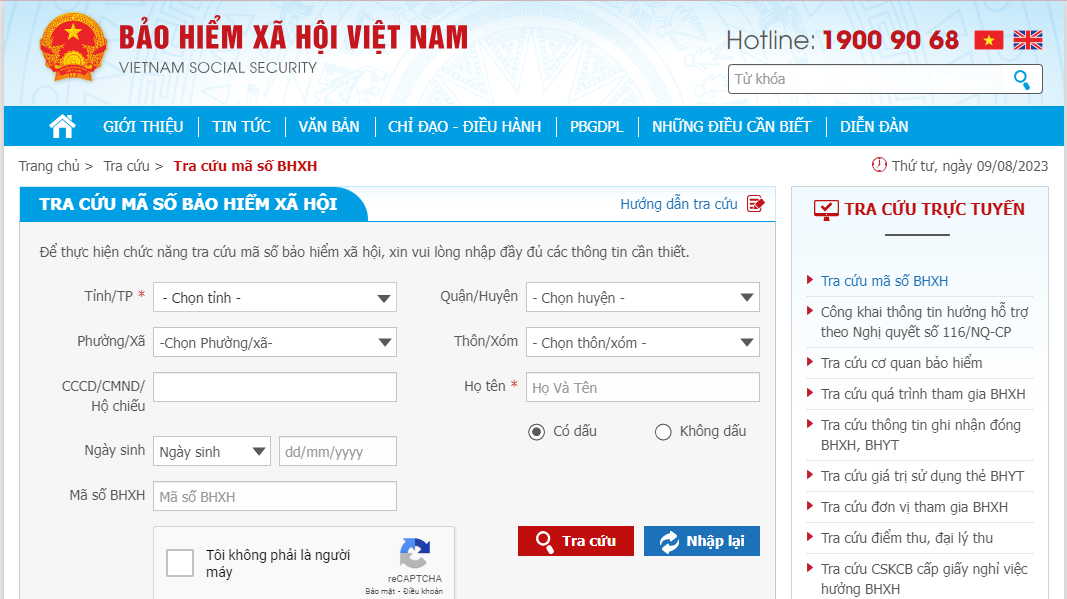 Tra cứu mã thẻ bảo hiểm y tế bằng CCCD nhanh nhất