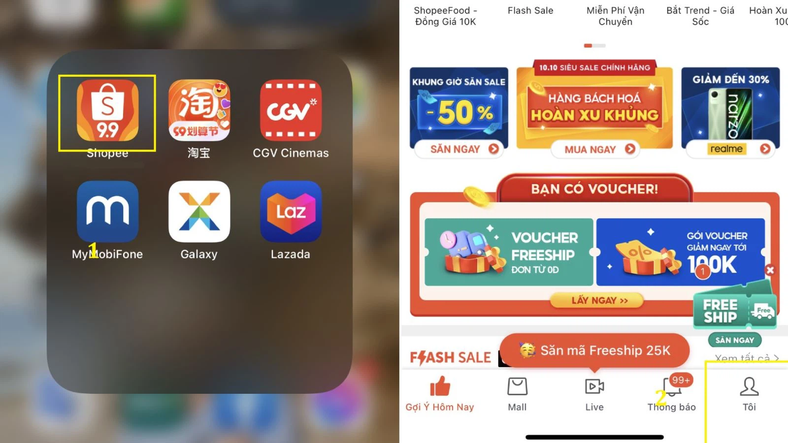Hướng dẫn liên kết ví ShopeePay với tài khoản ngân hàng đơn giản