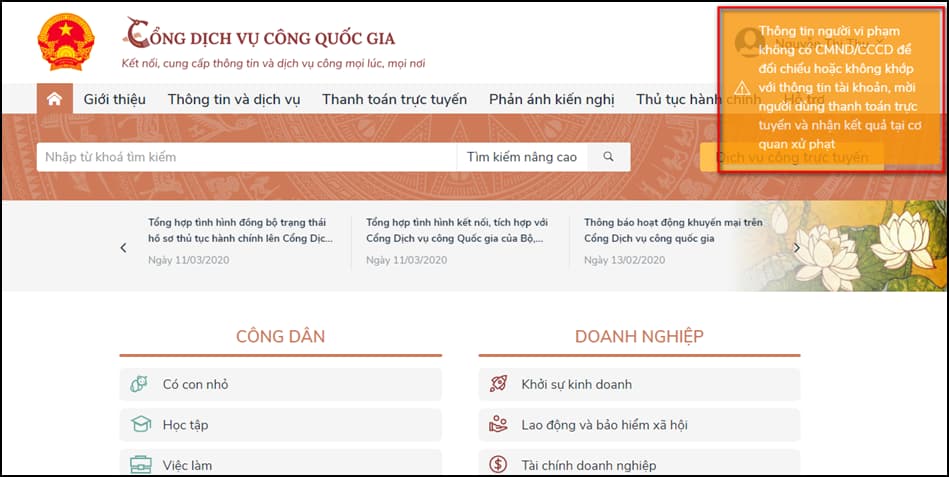 Hướng dẫn nộp phạt vi phạm giao thông online đơn giản, nhanh chóng
