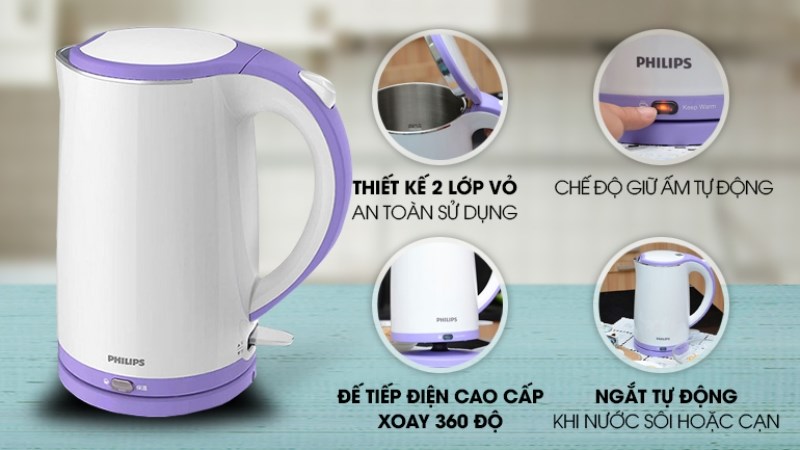 Top 14 thương hiệu bình đun siêu tốc inox bền đẹp, giá tốt