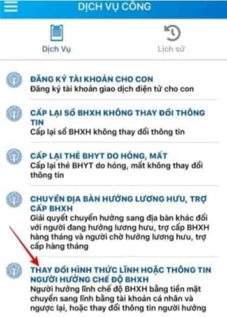 Hướng dẫn 6 bước đăng ký nhận lương hưu qua tài khoản VssID