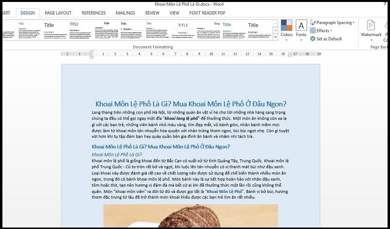 Cách thay đổi hình nền, background trong Word đơn giản, nhanh nhất