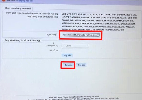 Hướng dẫn cách nộp thuế môn bài online năm 2024