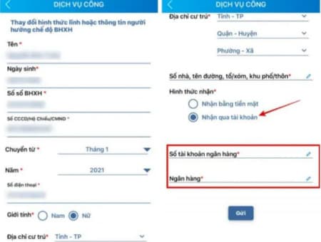 Hướng dẫn 6 bước đăng ký nhận lương hưu qua tài khoản VssID