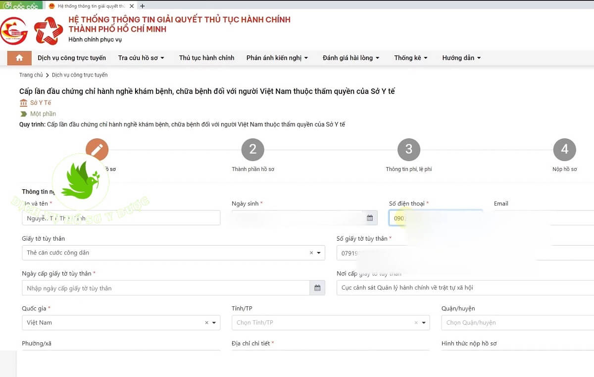Nộp hồ sơ làm chứng chỉ hành nghề dược online ở đâu?