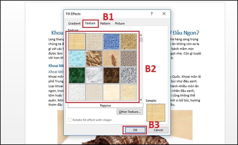 Cách thay đổi hình nền, background trong Word đơn giản, nhanh nhất