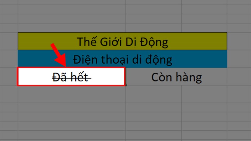Cách gạch ngang chữ trong Excel đơn giản, nhanh nhất