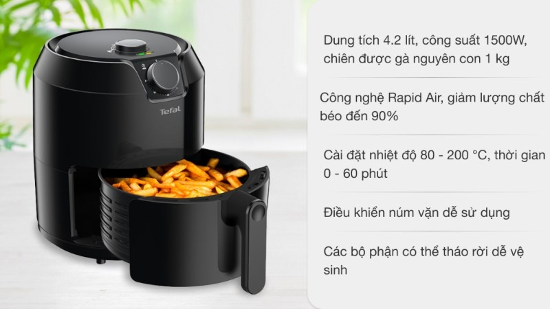 Mách bạn 8 thương hiệu nồi chiên không dầu Châu Âu chất lượng cao