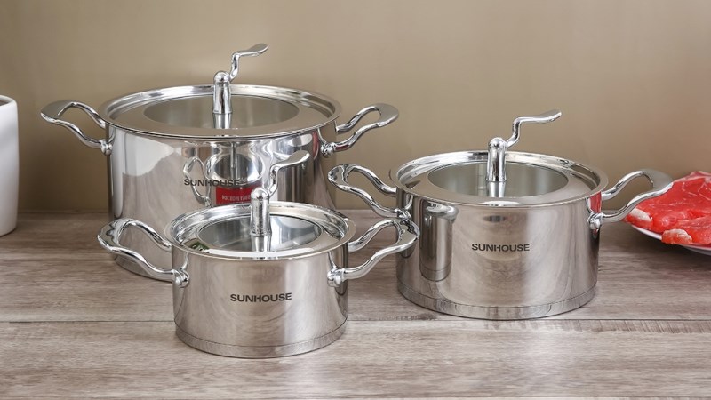 Top 8 thương hiệu nồi inox chất lượng tốt cho gia đình