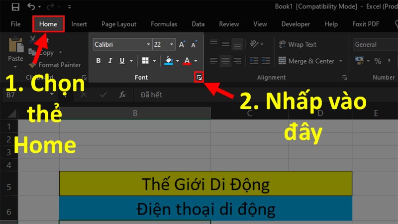 Cách gạch ngang chữ trong Excel đơn giản, nhanh nhất