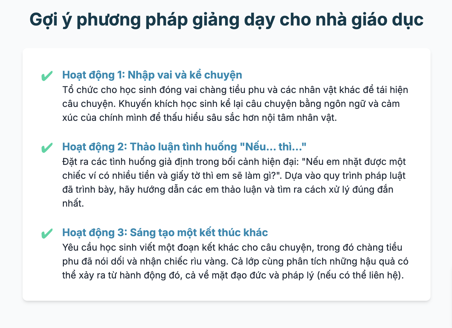 Kể lại truyện Ba lưỡi rìu theo lời kể của chàng tiều phu