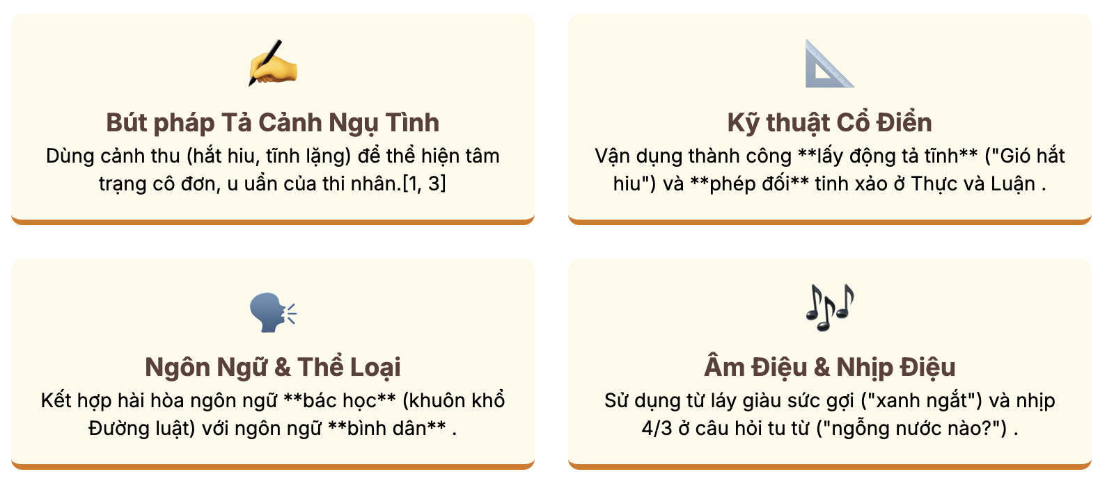 Nội dung và nghệ thuật của bài thơ Thu Vịnh của Nguyễn Khuyến