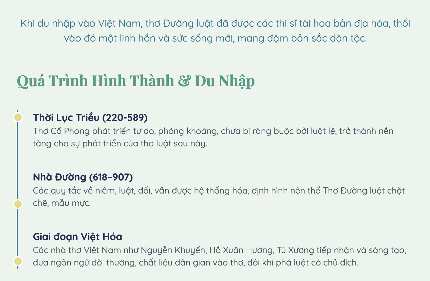 Thơ thất ngôn bát cú Đường luật là gì? Ví dụ thơ thất ngôn bát cú?