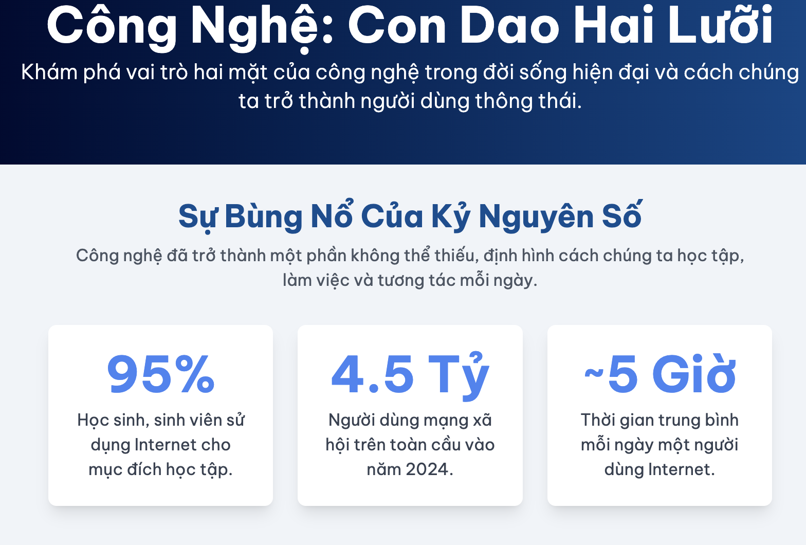 Nghị luận về công nghệ đối với đời sống con người lớp 7