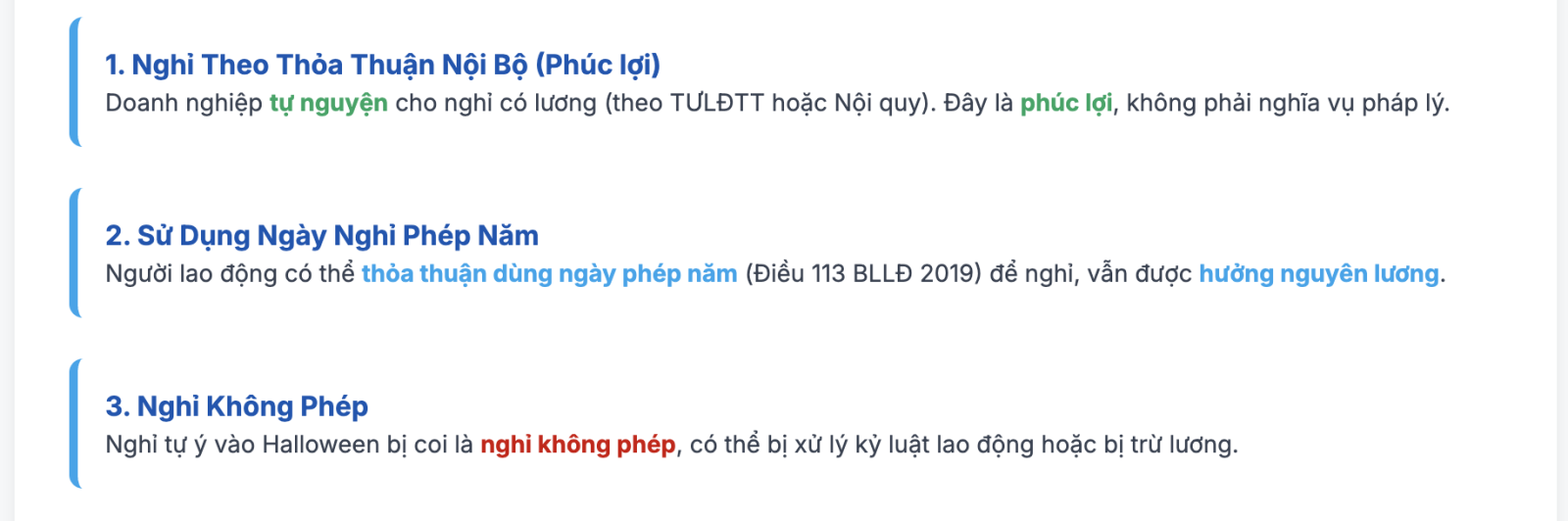 Lễ hội Halloween nghỉ có hưởng nguyên lương hay không?