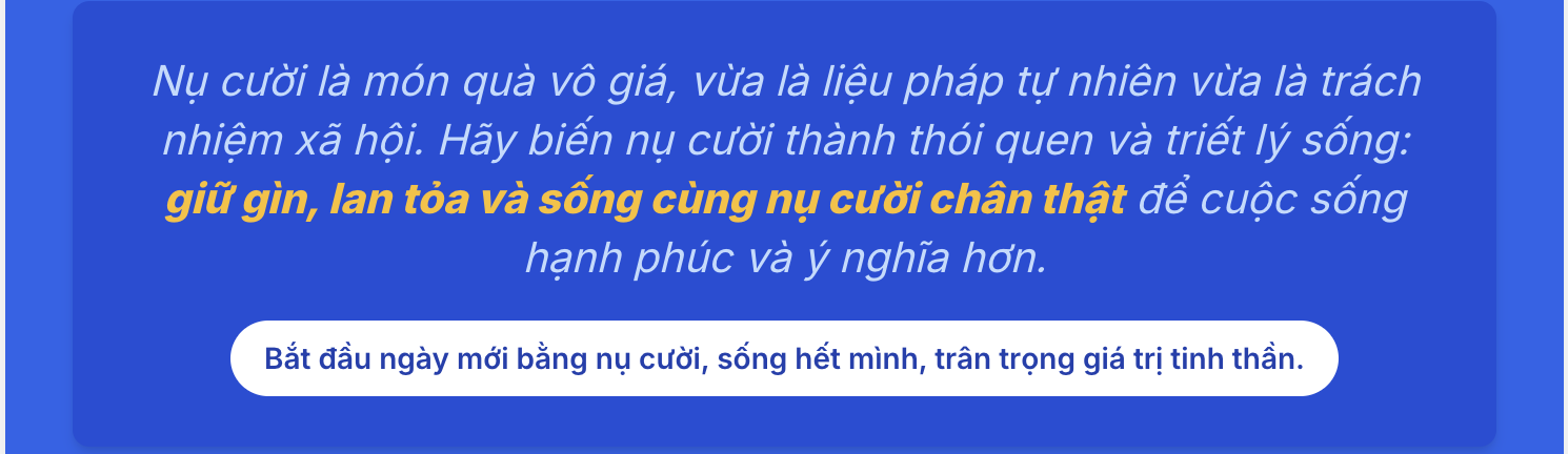 Nghị luận ý nghĩa của nụ cười trong cuộc sống chọn lọc hay nhất
