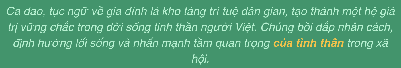 Tổng hợp ca dao tục ngữ về gia đình hay, ý nghĩa