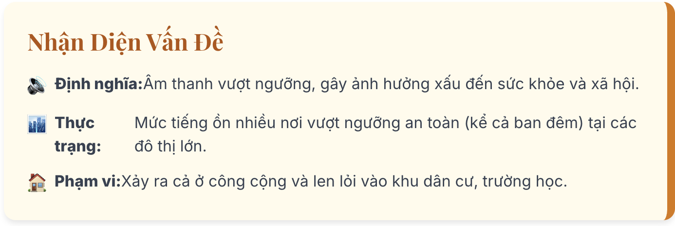 Nghị luận giải quyết vấn đề ô nhiễm tiếng ồn chọn lọc hay nhất