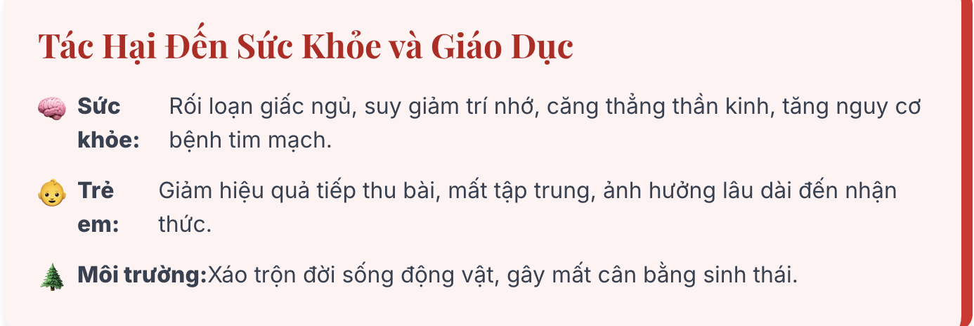 Nghị luận giải quyết vấn đề ô nhiễm tiếng ồn chọn lọc hay nhất