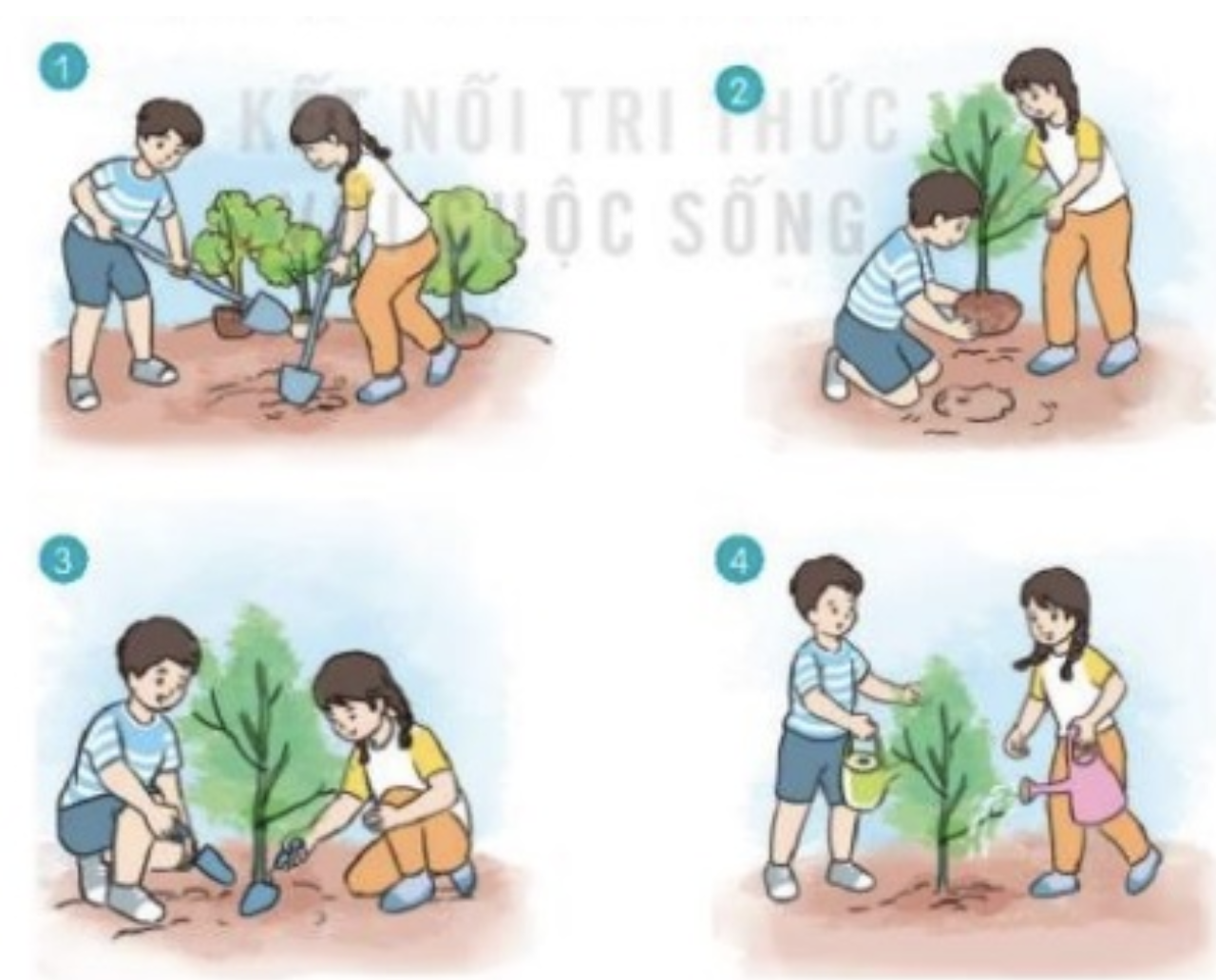 Viết đoạn văn kể lại hoạt động của các bạn nhỏ trong tranh Tiếng việt 3