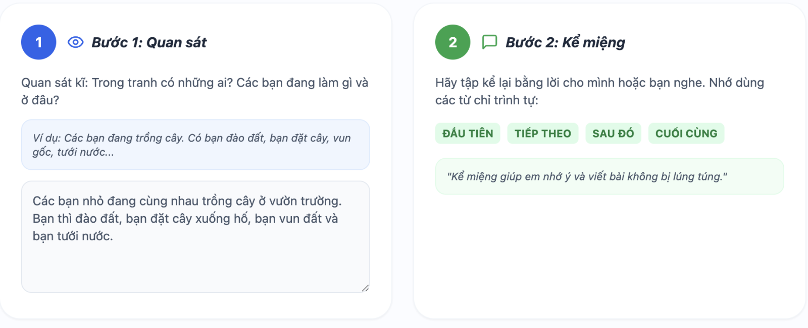 Viết đoạn văn kể lại hoạt động của các bạn nhỏ trong tranh Tiếng việt 3