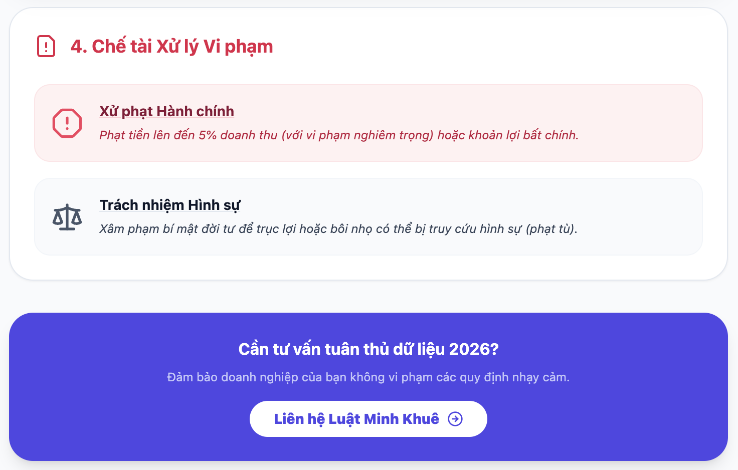Từ 2026: Dữ liệu đời sống tình dục có phải là dữ liệu nhạy cảm?