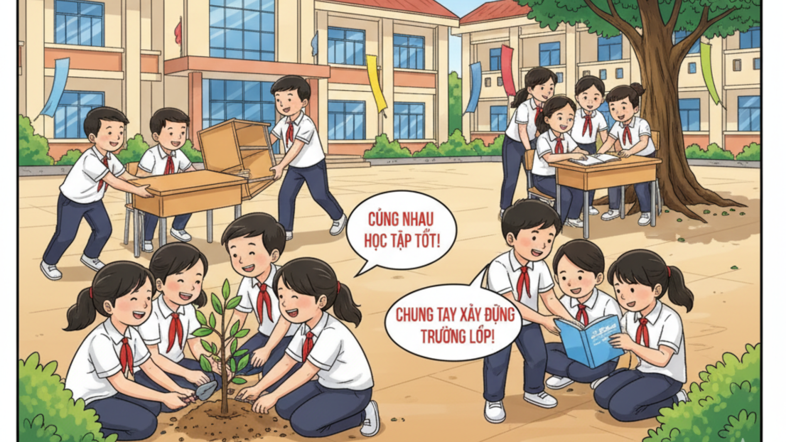 Nêu cảm nghĩ về một câu chuyện giáo dục tinh thần đoàn kết mà em đã được đọc được nghe kể