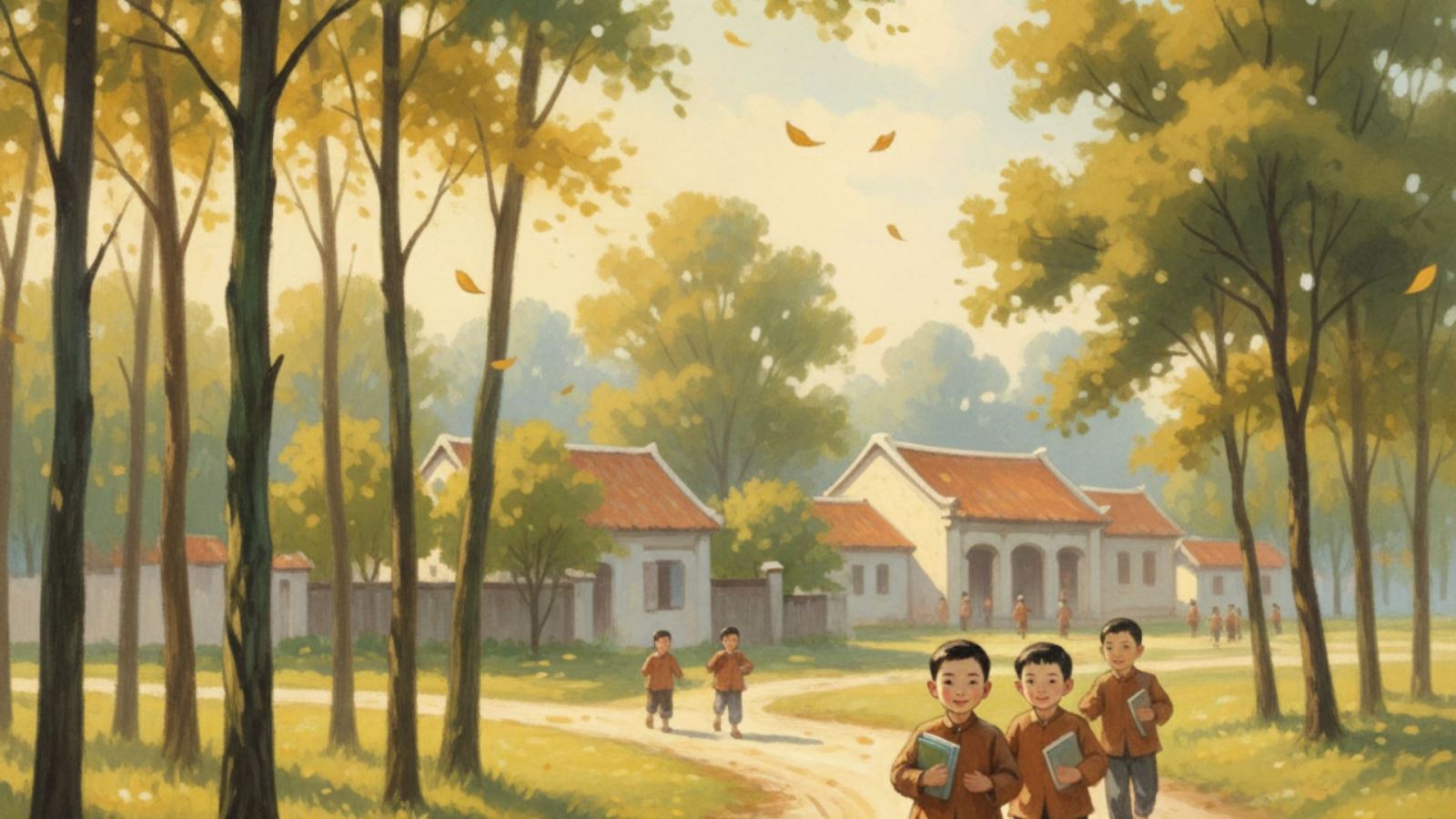 Viết bài văn kể chuyện sáng tạo câu chuyện Một sáng thu xưa