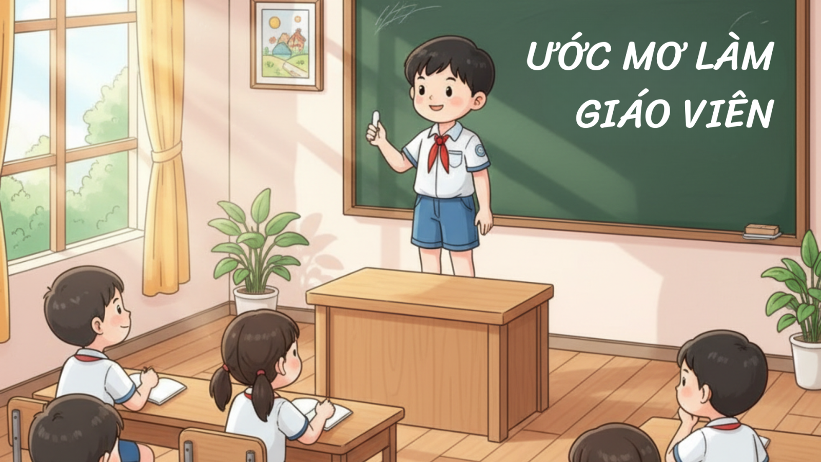 Viết đoạn văn về ước mơ làm giáo viên Tập làm văn lớp 3
