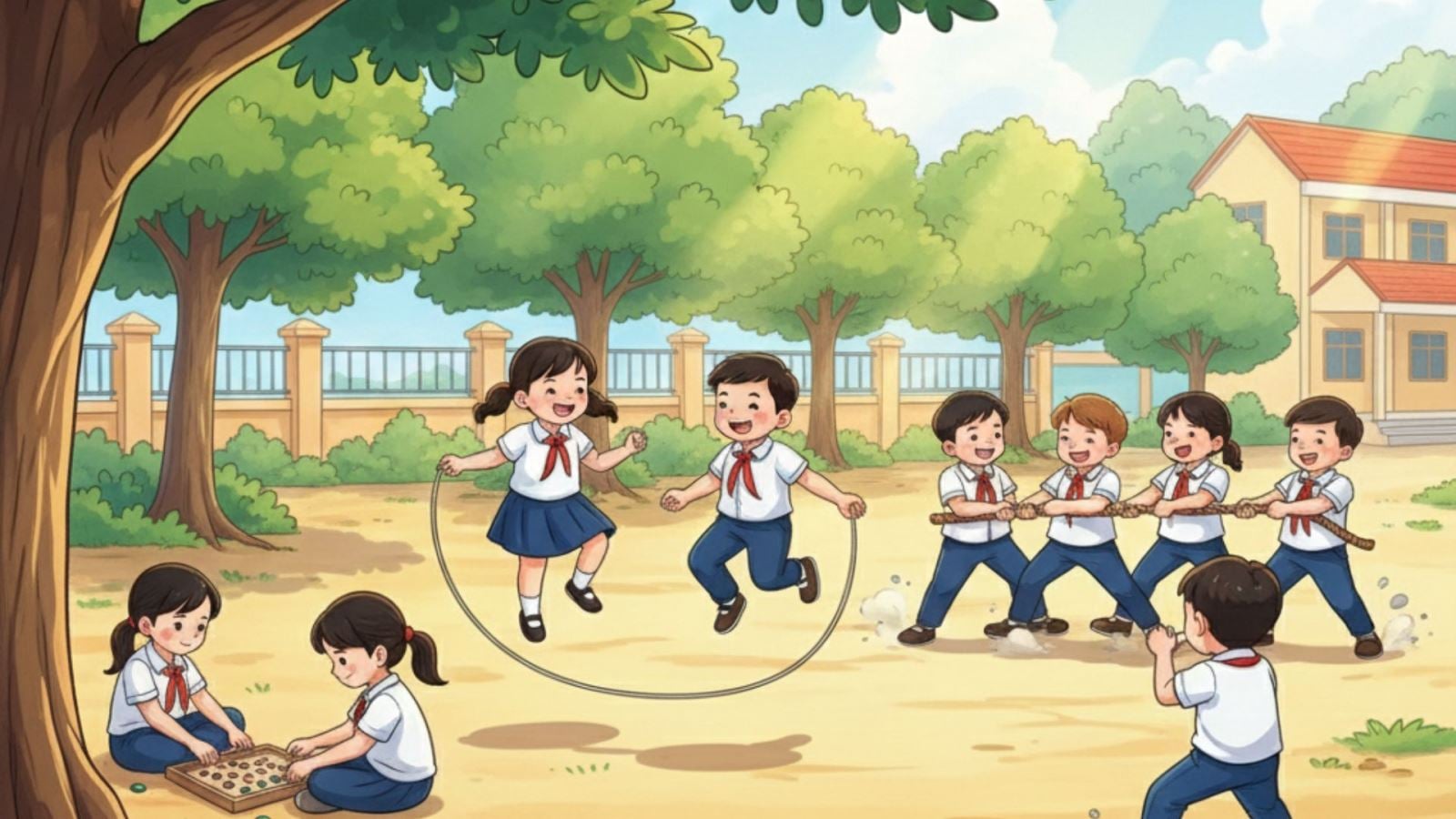 Đoạn văn về trò chơi dân gian lớp 2 chọn lọc hay nhất