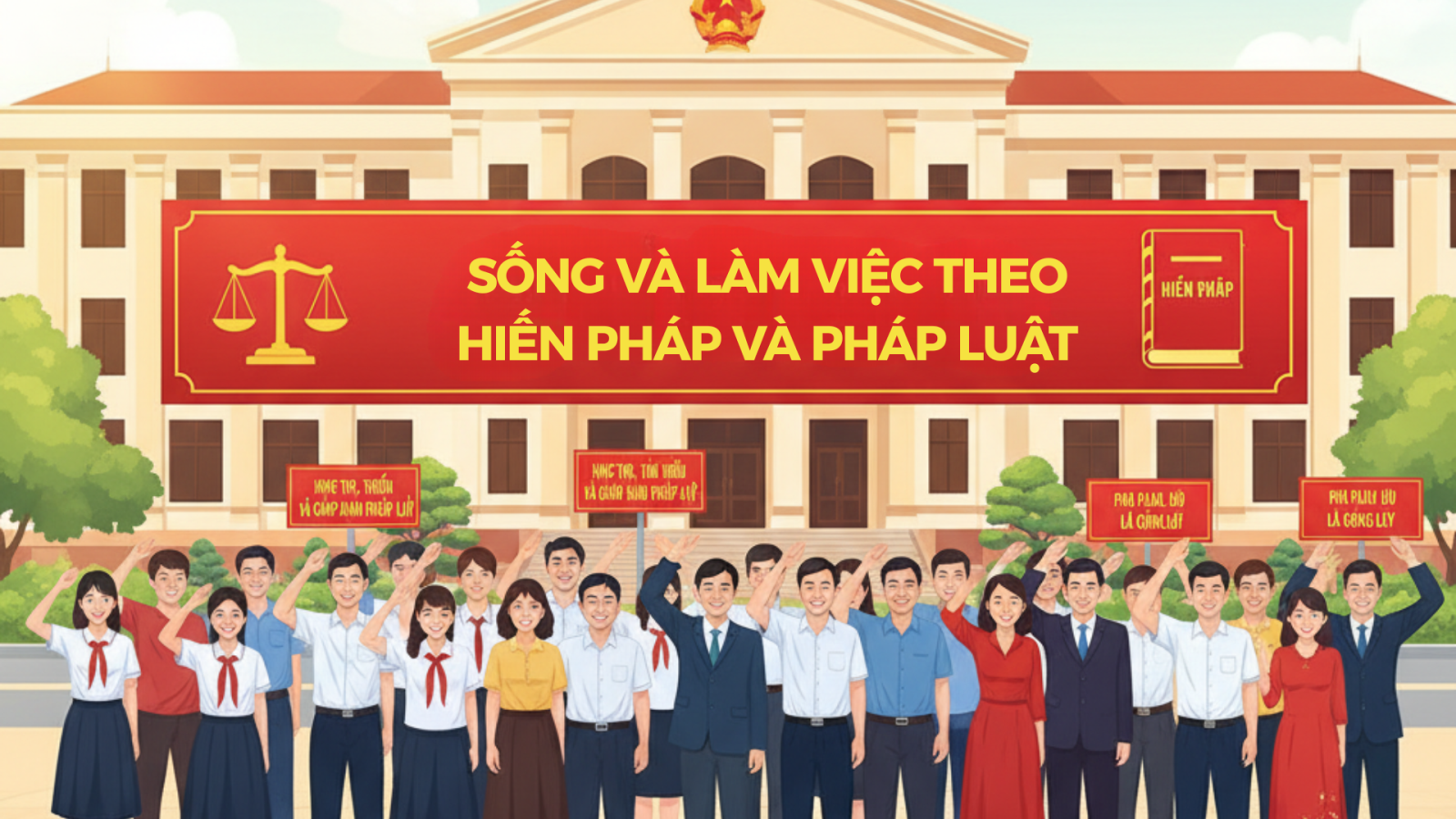 19 Khẩu hiệu hưởng ứng Ngày Pháp luật Việt Nam năm 2025