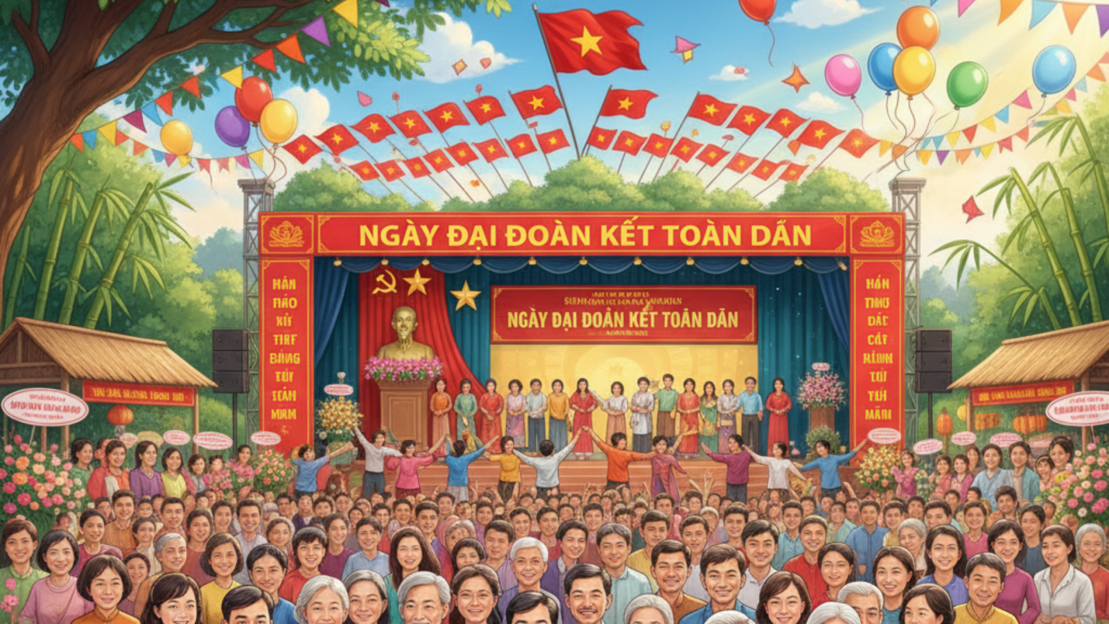 Bài thơ hay về Ngày Đại đoàn kết toàn dân hay, ý nghĩa