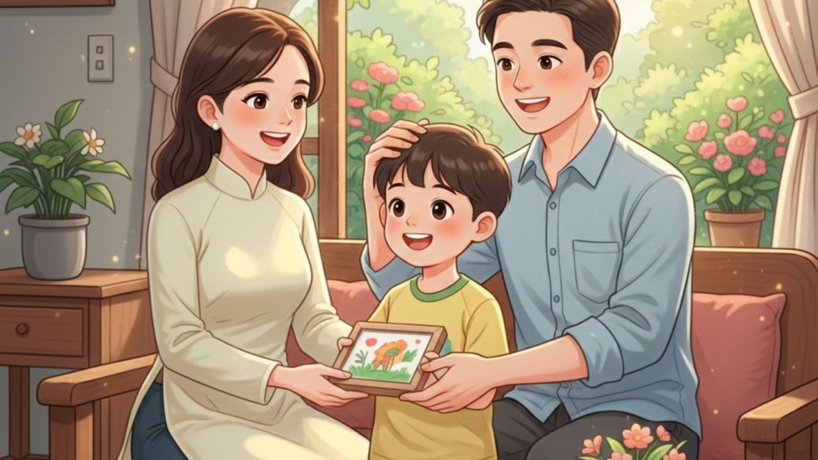 Viết một đoạn văn kể về việc em giữ lời hứa với cha mẹ