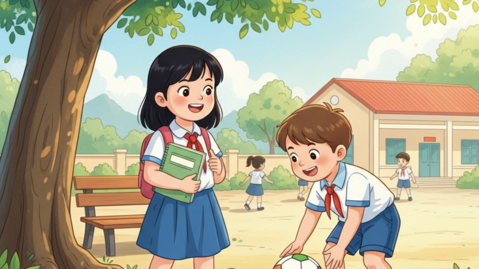 Bài văn tả một người bạn đã gắn bó với em trong những năm học ở trường tiểu học