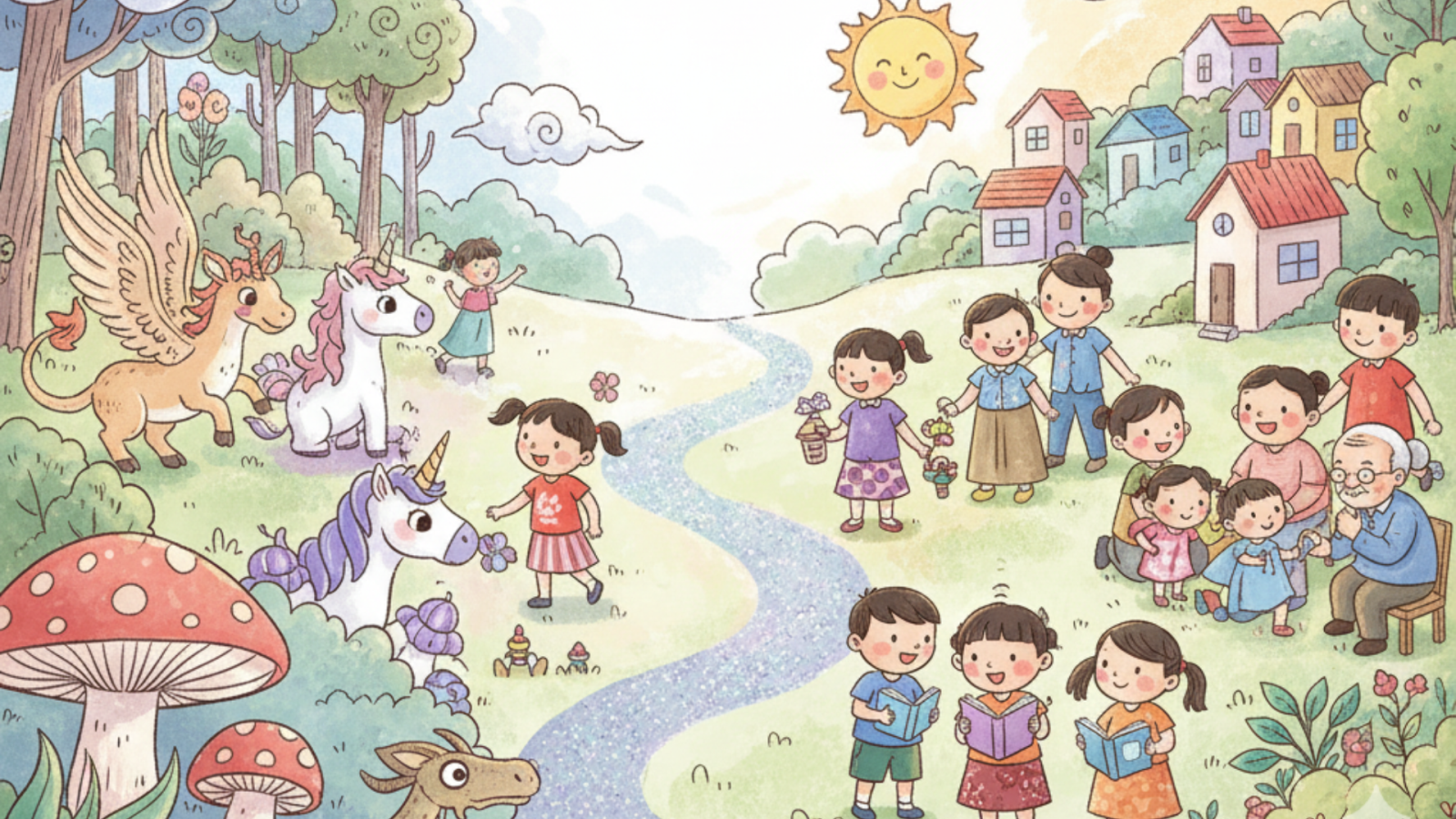 Đoạn văn ghi lại cảm xúc của em về bài thơ Chuyện cổ tích về loài người (5 - 7 câu)