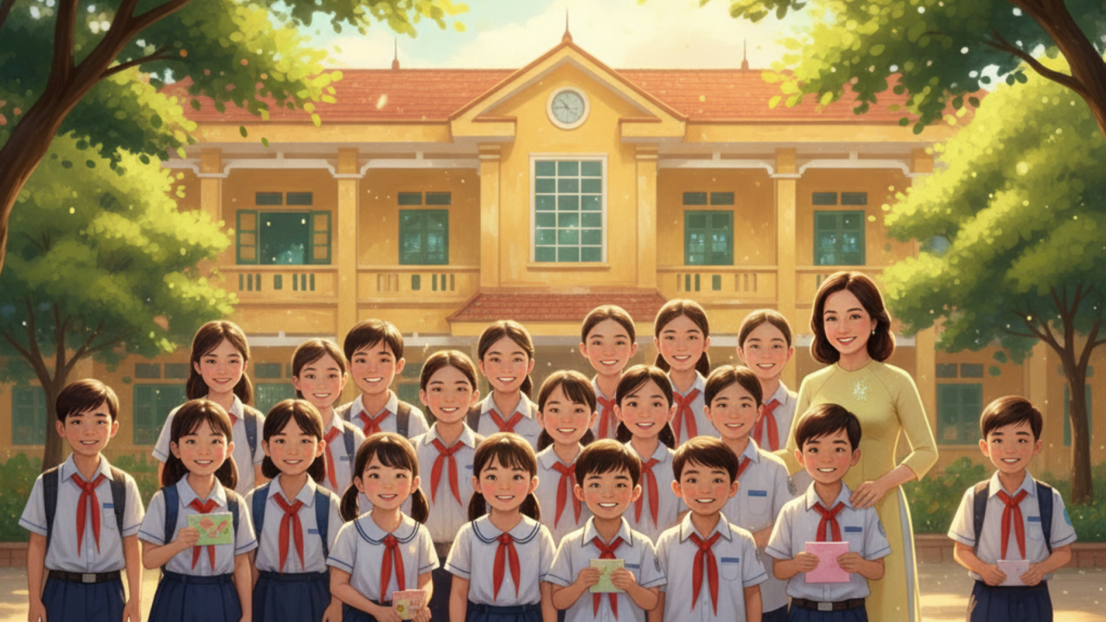 Mẫu Bài viết những kỷ niệm sâu sắc về thầy cô và mái trường tiểu học, THCS (500 từ)