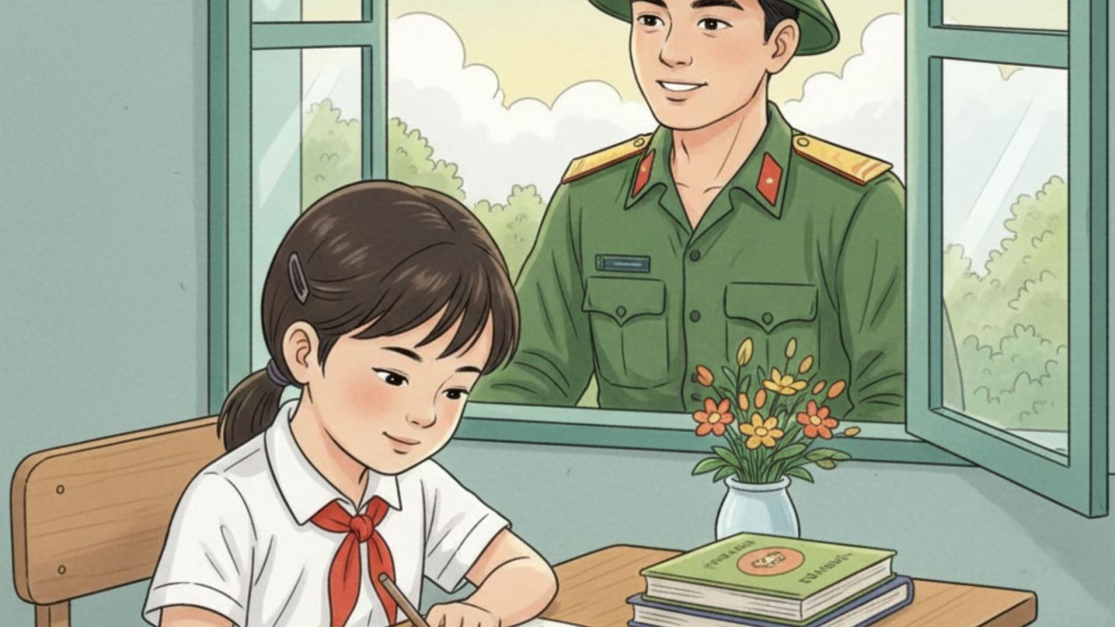 Viết thư gửi chú bộ đội nhân ngày 22/12 hay, ý nghĩa nhất