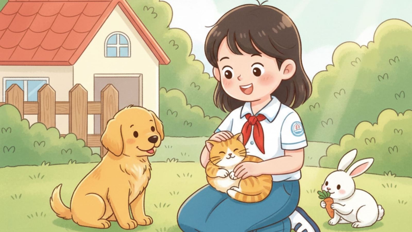 Viết 3 - 5 câu kể về con vật mà em yêu thích lớp 2